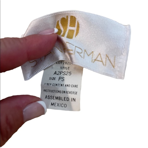 STAN HERMAN Vintage Full Length Petite Robe - Picture 3 of 6